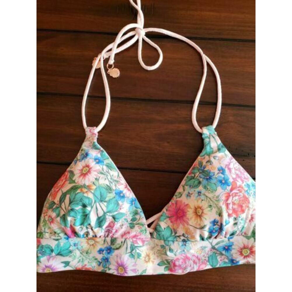 Swim Systems Love Birds Halter Bikini Top C610 Size L NWT - Picture 7 of 10